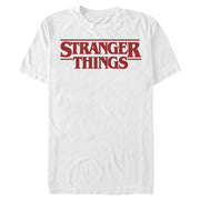 Men's Stranger Things Bold Logo  Adult T-Shirt