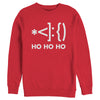 Men's Lost Gods Emoticon Santa  Adult Sweatshirt