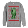 Men's Marvel Ugly Christmas Guardians of the Galaxy Groot Portrait  Adult Sweatshirt