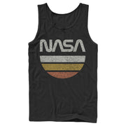 Men's NASA Half Moon  Adult Tank Top