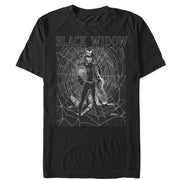 Men's Marvel Black Widow Web  Adult T-Shirt