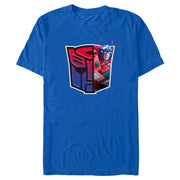 Men's Transformers: EarthSpark Optimus Prime Autobots Logo  Adult T-Shirt