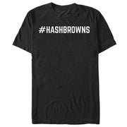 Women's CHIN UP Hashtag Hashbrowns  Adult Boyfriend Tee