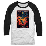 Men's Stranger Things Retro Piggyback Poster  Adult Baseball Tee