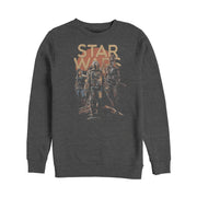 Men's Star Wars: The Mandalorian Character Entourage  Adult Sweatshirt