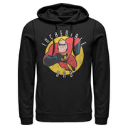 Men's The Incredibles Distressed Mr. Incredible Dad  Adult Pull Over Hoodie