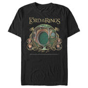 Men's The Lord of the Rings Fellowship of the Ring The Shire Circles  Adult T-Shirt