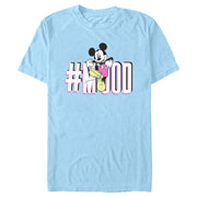 Men's Mickey & Friends Hashtag Mood  Adult T-Shirt