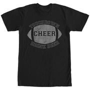 Men's CHIN UP Football Touchdown Cheer Drink Beer  Adult T-Shirt