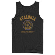 Men's Strange World Avalonia Geographic Society  Adult Tank Top