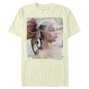 Men's Game of Thrones Daenerys Born From Fire  Adult T-Shirt