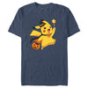 Men's Pokemon Halloween Pikachu Wizard Costume  Adult T-Shirt