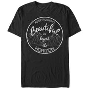 Women's CHIN UP Beautiful Beyond Horizon  Adult Boyfriend Tee