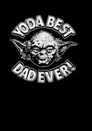 Men's Star Wars Father's Day Yoda Best Dad Ever  Adult T-Shirt