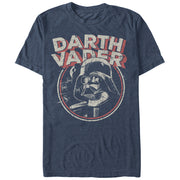 Men's Star Wars Vintage Retro Darth Vader With Tie Fighters and Death Star  Adult T-Shirt