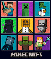 Men's Minecraft Character Boxes  Adult T-Shirt