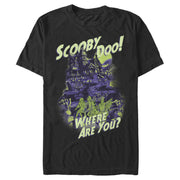 Men's Scooby Doo Haunted House  Adult T-Shirt