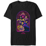 Men's Marvel Doctor Strange in the Multiverse of Madness Neon Group Shot  Adult T-Shirt