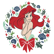 Men's The Little Mermaid The Little Mermaid Ariel Wreath  Adult T-Shirt