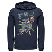 Men's Superman Electrified  Adult Pull Over Hoodie