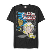 Men's Marvel Cloak and Dagger Partner Portrait  Adult T-Shirt