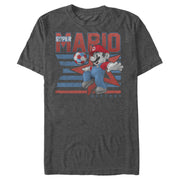 Men's Nintendo Super Mario Soccer 1985  Adult T-Shirt