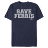 Men's Ferris Bueller's Day Off Save Your Hero  Adult T-Shirt