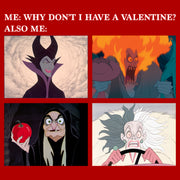 Men's Disney Villains Valentine's Day Meme EVIL  Adult T-Shirt