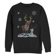 Men's Frozen Christmas Sweater Friends  Adult Sweatshirt