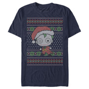 Men's Batman Ugly Christmas Chibi Joker  Adult T-Shirt