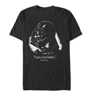 Men's Star Wars I Am Your Father Vader Profile  Adult T-Shirt