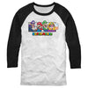 Men's Nintendo Colorful Characters  Adult Baseball Tee