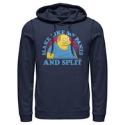 Men's The Simpsons Make Like my Pants and Split  Adult Pull Over Hoodie