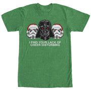 Men's Star Wars Christmas Empire Lack of Cheer Disturbing  Adult T-Shirt