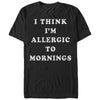 Men's Lost Gods I Think I'm Allergic to Mornings  Adult T-Shirt