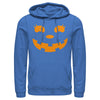 Men's CHIN UP Halloween Jack o' Lantern Face  Adult Pull Over Hoodie