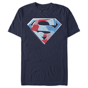 Men's Superman Logo Geometric  Adult T-Shirt