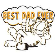 Men's Garfield Best Dad Ever  Adult T-Shirt