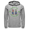 Men's Nintendo Super Mario and Luigi St. Patrick's Not Wearing  Adult Pull Over Hoodie