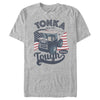 Men's Tonka American Flag Tough  Adult T-Shirt