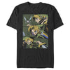 Men's Nintendo Zelda Anime Comic Strip  Adult T-Shirt