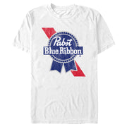 Men's Pabst Colored Logo  Adult T-Shirt