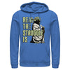 Men's Star Wars Yoda Real the Struggle Is  Adult Pull Over Hoodie