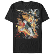 Men's Star Wars Empire Space Montage  Adult T-Shirt