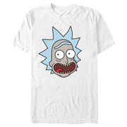 Men's Rick And Morty Smiling Rick Big Head  Adult T-Shirt