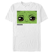 Men's Star Wars: The Mandalorian The Child Hypnotic Eyes  Adult T-Shirt