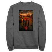 Men's Stranger Things Four Friends Rift Apocalypse Poster  Adult Sweatshirt