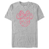 Men's Mickey & Friends Minnie Heart Silhouette  Adult T-Shirt