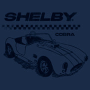 Men's Shelby Cobra Sports Car Sketch  Adult T-Shirt