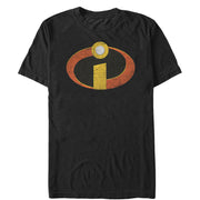 Men's The Incredibles Distressed Logo  Adult T-Shirt